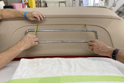 Measure top and bottom to align